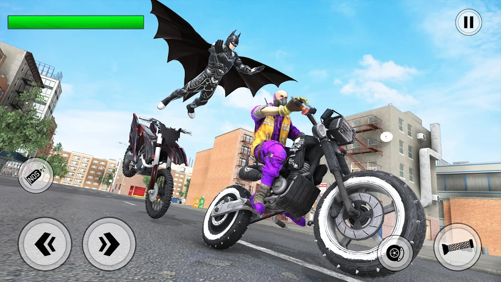 Rope Hero: Bat Superhero Games Captura de tela 1