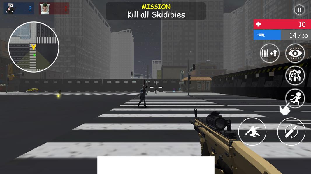 Shoot Skibd Toilet Survival.io ảnh chụp màn hình 2