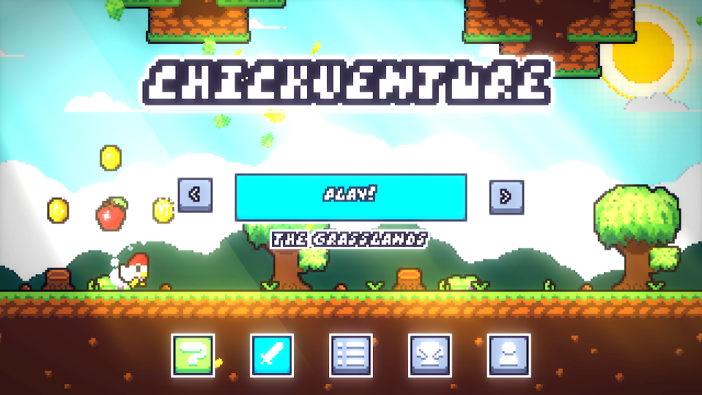 Chickventure: A Runner Gameスクリーンショット1