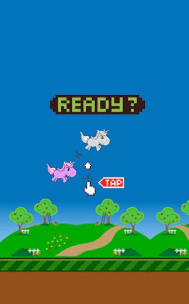 ภาพหน้าจอ Flappy Unicorn 3