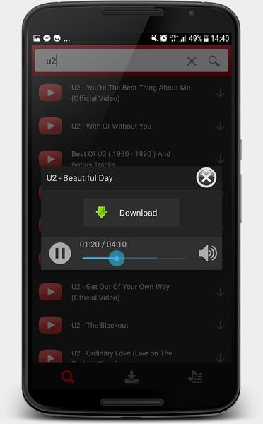 YouTube MP3 Converter Captura de pantalla 4