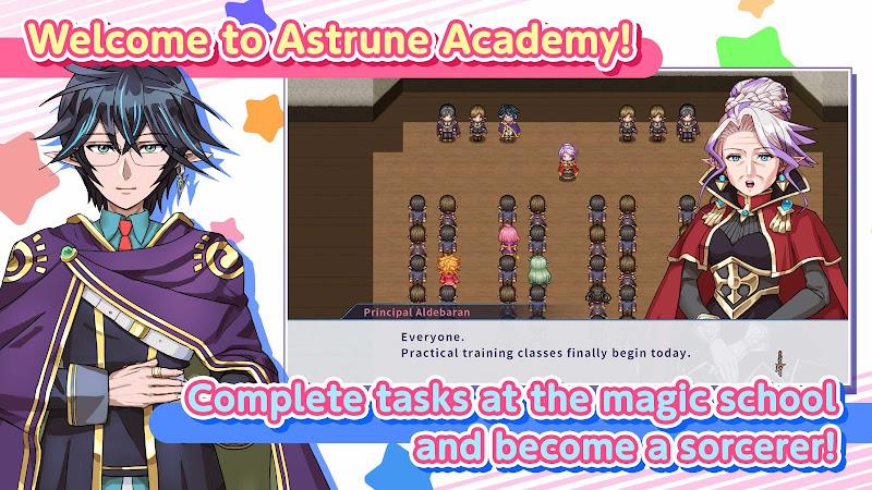 RPG Astrune Academy ảnh chụp màn hình 1