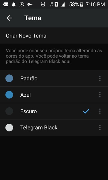 Telegram Black Screenshot 4