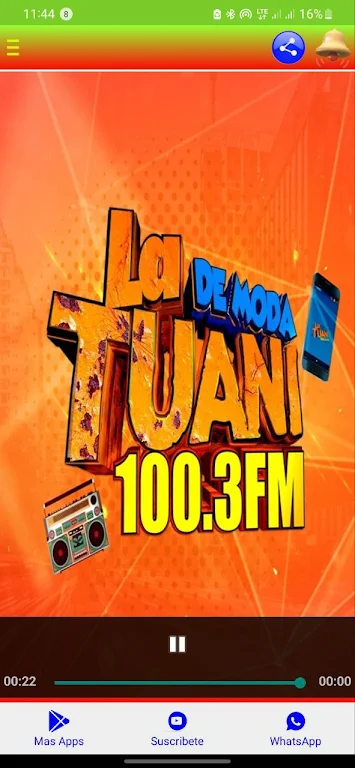 Screenshot Radio la Tuani - 100.3 FM 2