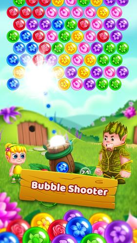 Bubble Shooter - Flower Games 스크린 샷 1