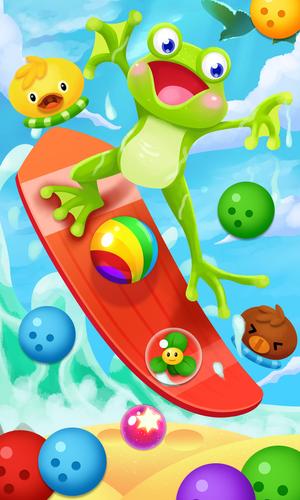 Frog pop bubble island स्क्रीनशॉट 1