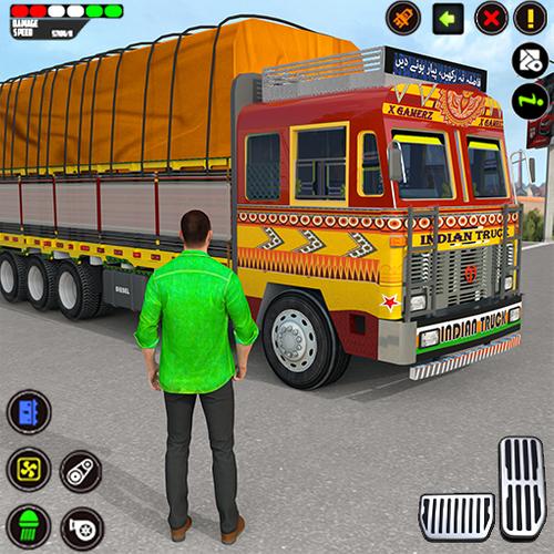 Indian Truck Drive Truck Games 스크린 샷 1
