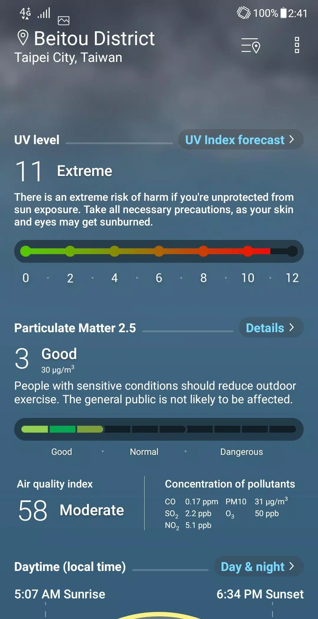ASUS Weather screenshot 2
