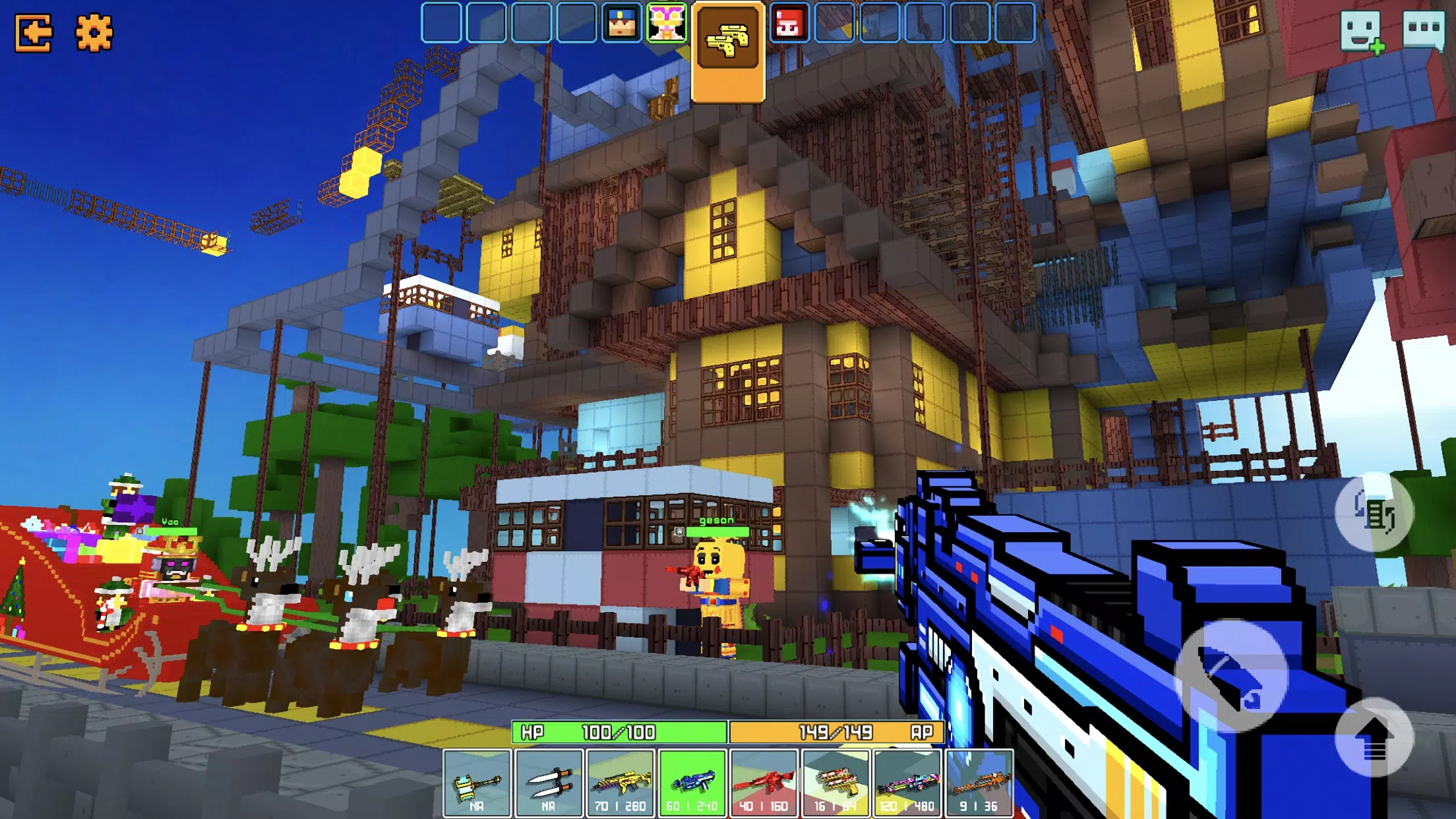 Cops N Robbers:Pixel Craft Gun Screenshot 2