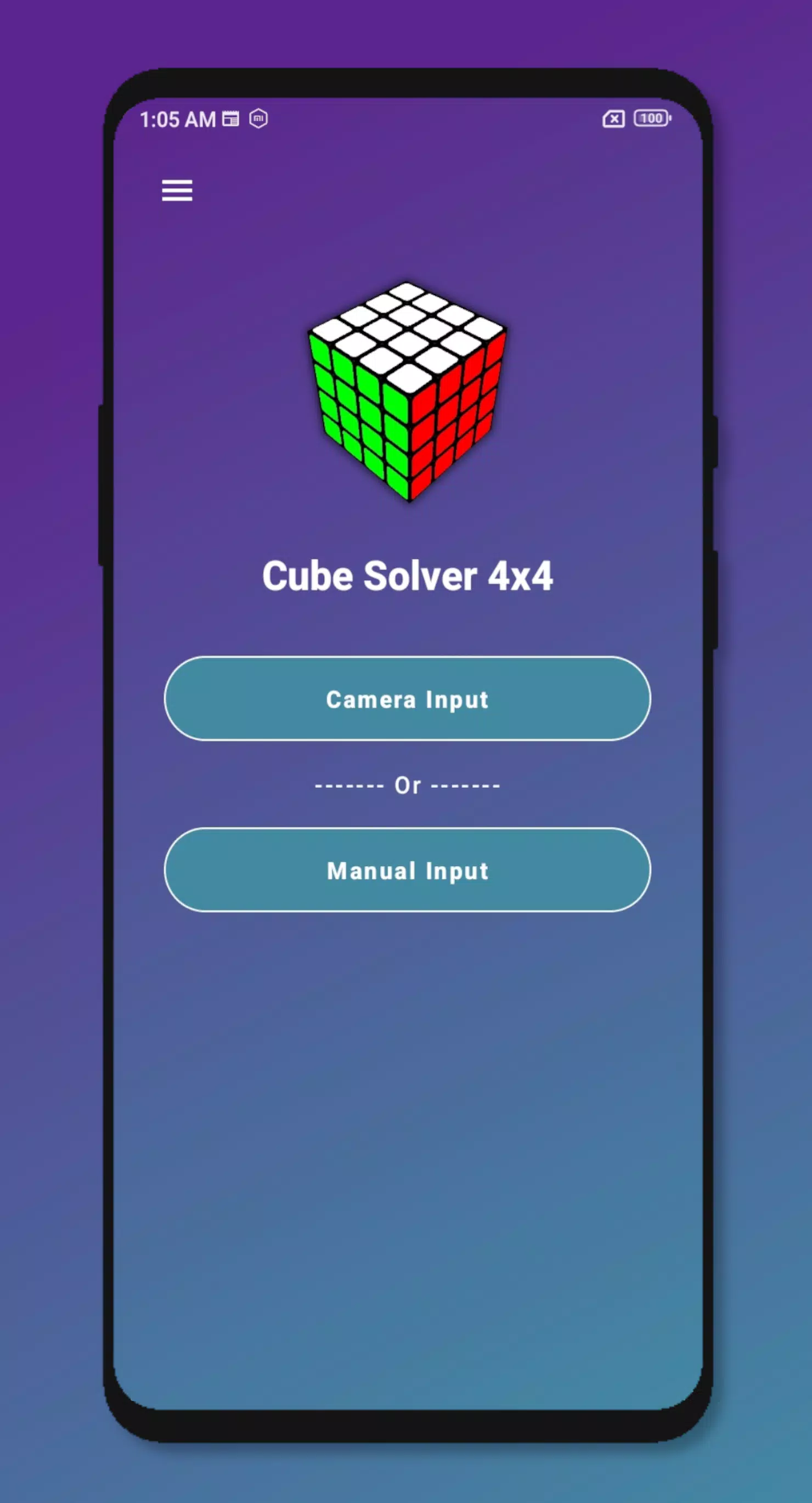 Rubik’s Cube Solver 4x4 Screenshot 1