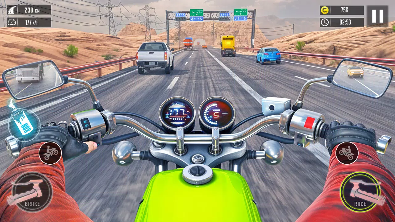 3d Bike Racing Bike Race Games ảnh chụp màn hình 2