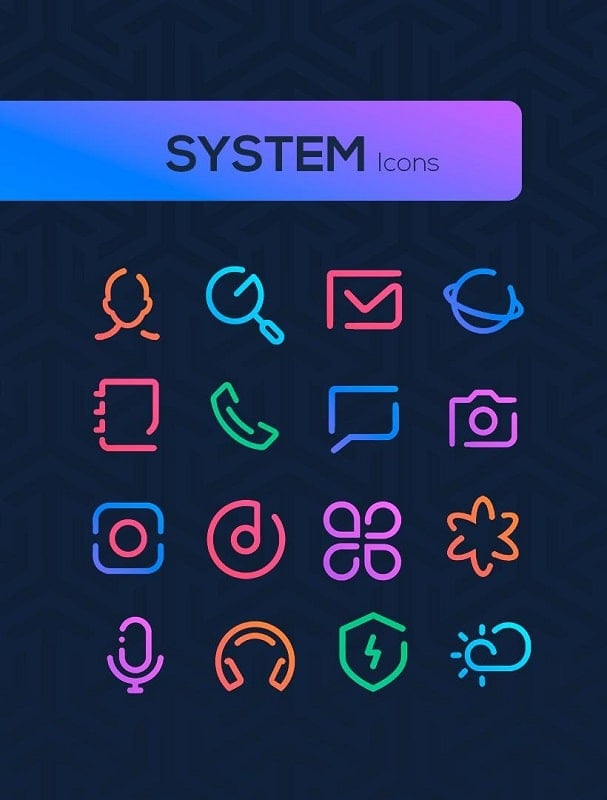 Linebit – Icon Pack ကိုဖန်သားပြင်3