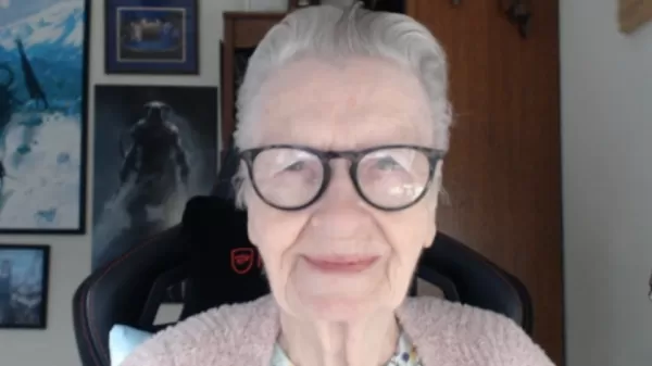 Shirley Curry playing Oblivion Remastered