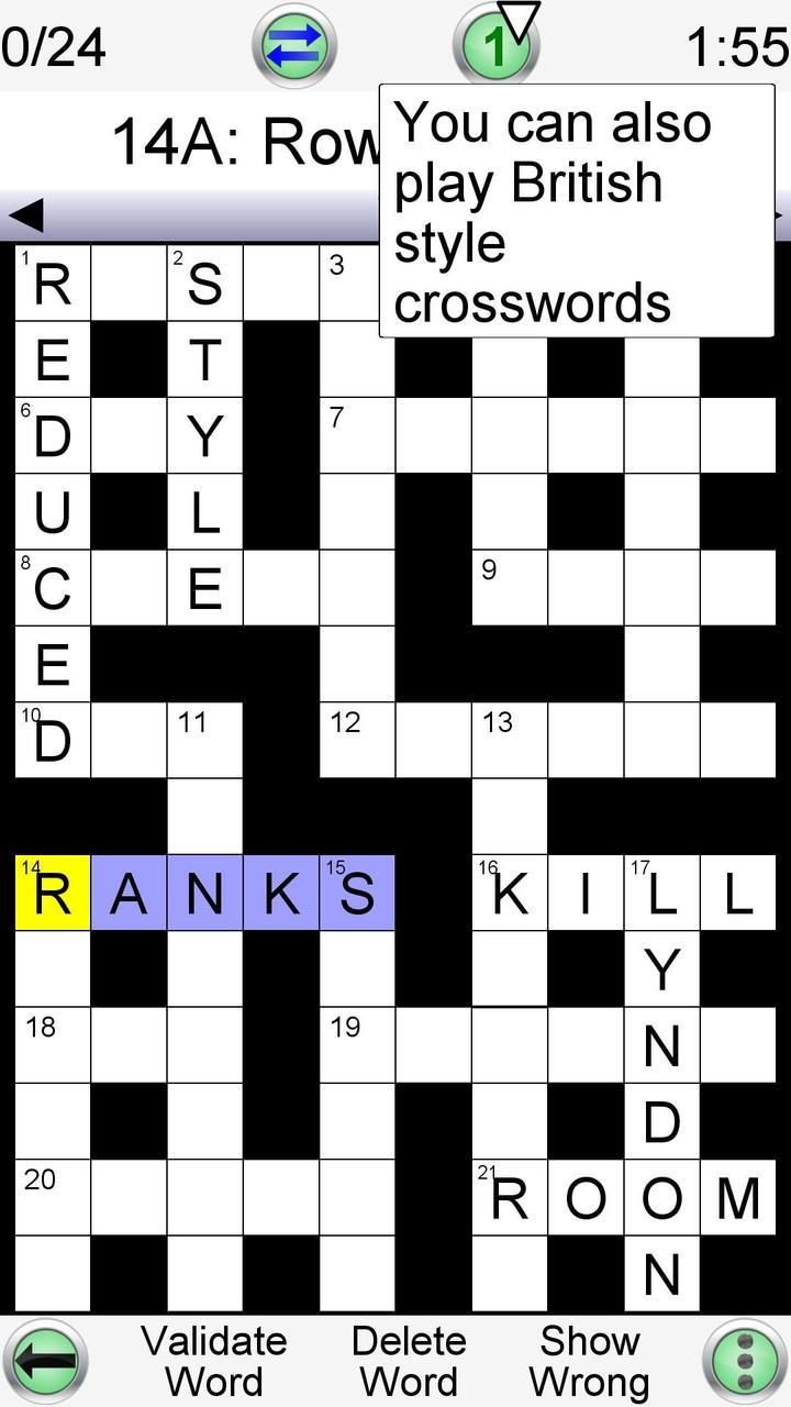 Barred Crossword zrzut ekranu 2