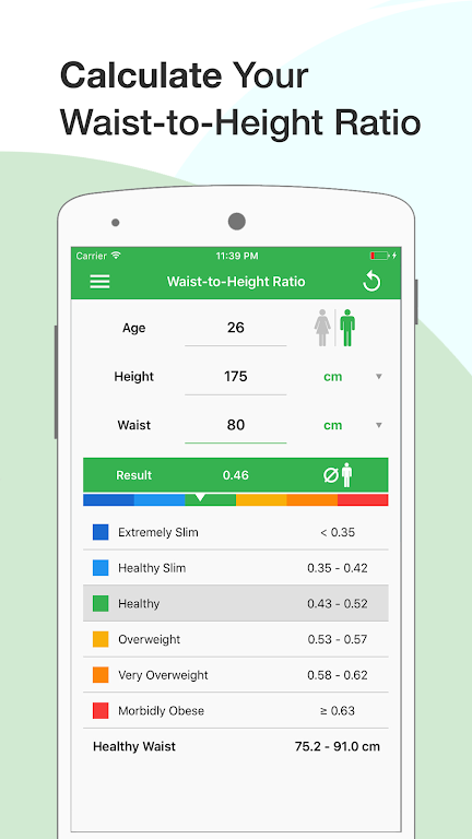 BMI Calculator: Weight Tracker Capture d'écran 3