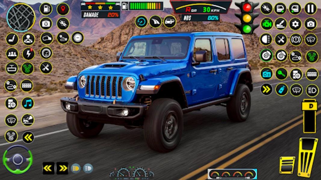 ภาพหน้าจอ US Suv Jeep Driving: 4x4 Games 4