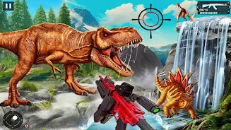 Wild Dino Hunting Gun Hunter captura de pantalla 1