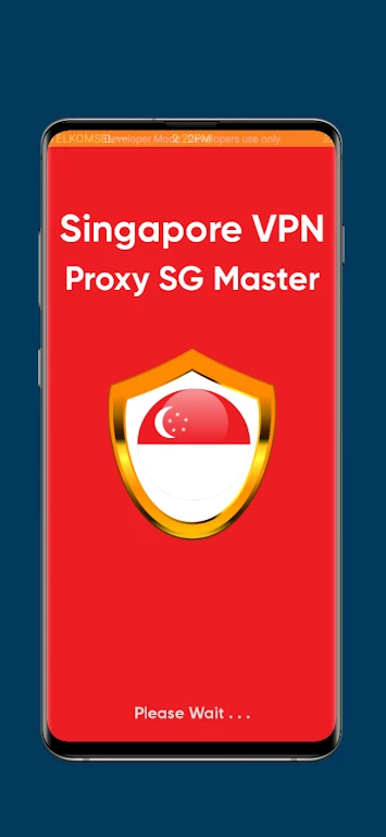 Screenshot Singapore VPN: Proxy SG Master 1