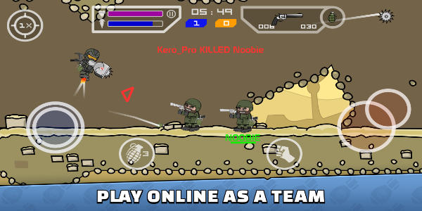 Mini Militia - Doodle Army 2 captura de pantalla 1
