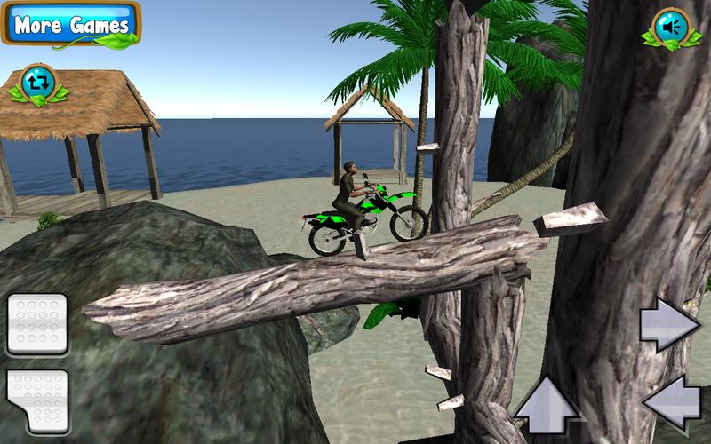 Bike Tricks: Hawaii Trails Screenshot 4
