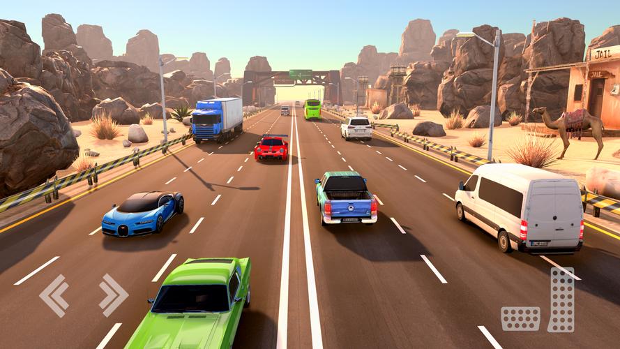 Real Highway Car Racing Games ekran görüntüsü 2