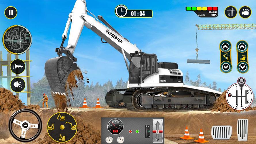 Heavy Excavator Simulator Game Screenshot 2