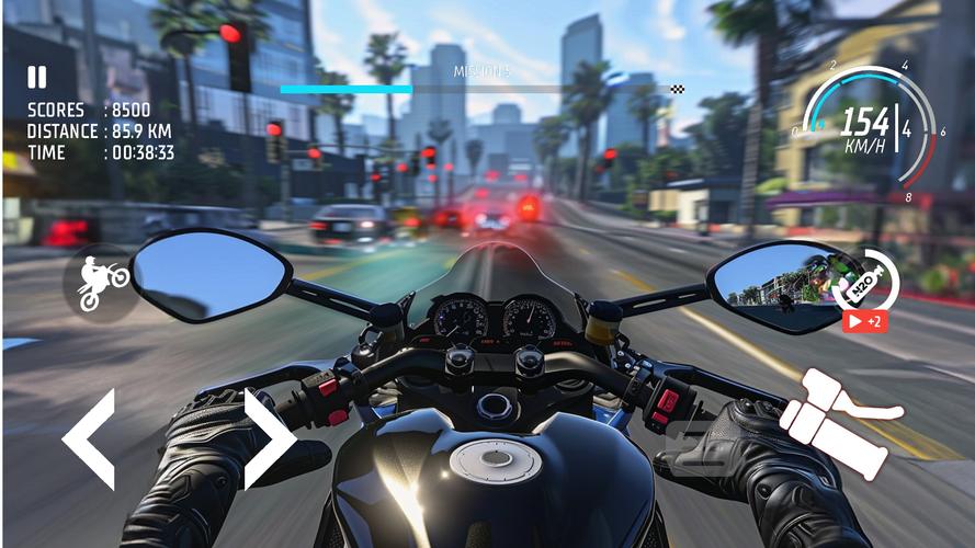 Traffic Bike: Driving City 3D Screenshot 1