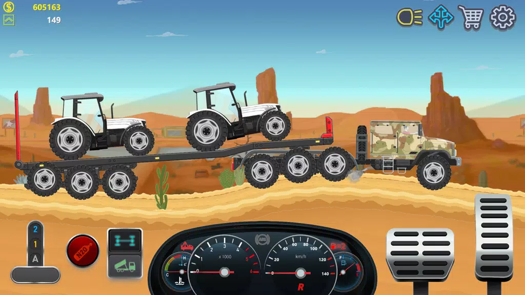 Trucker Real Wheels: Simulator ကိုဖန်သားပြင်2