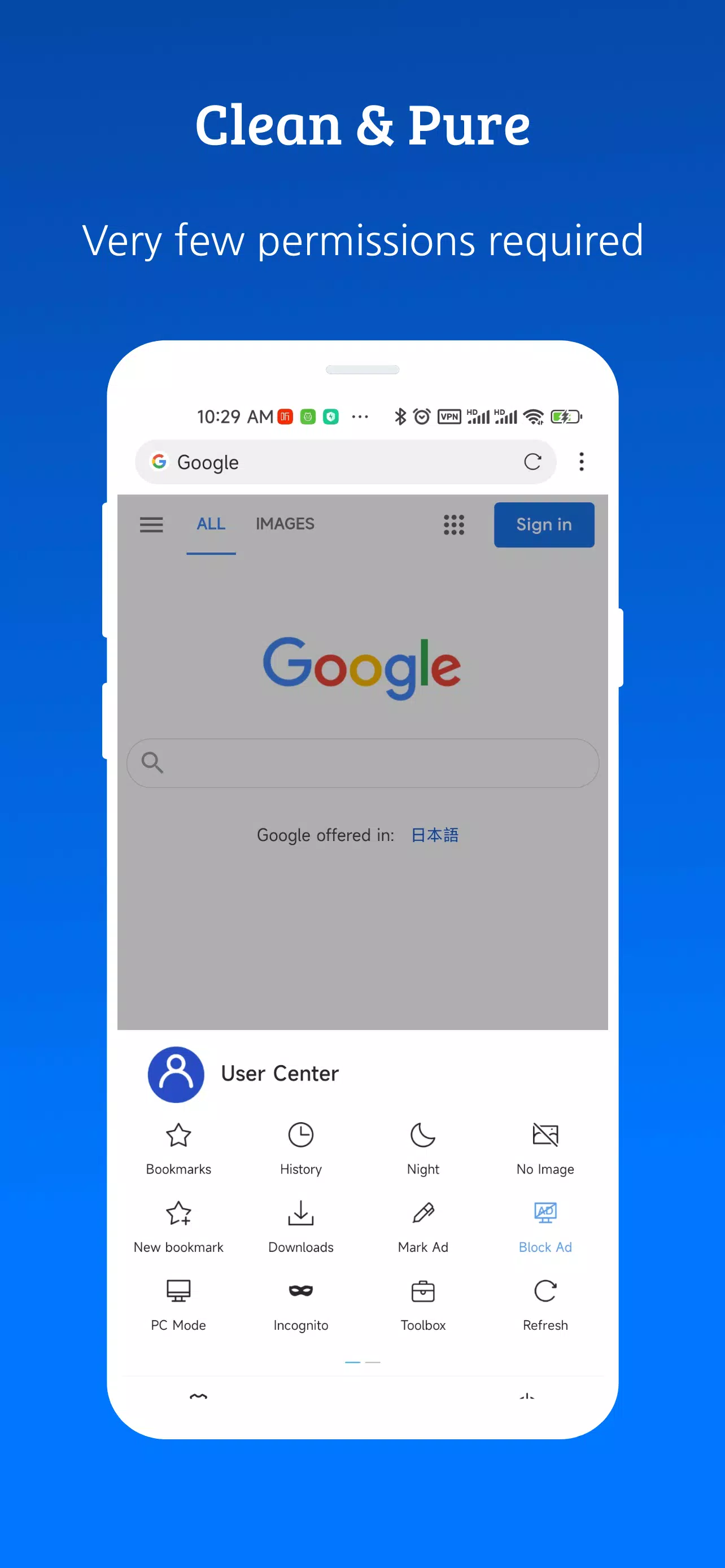 XBrowser - Mini & Super fast屏幕截圖2