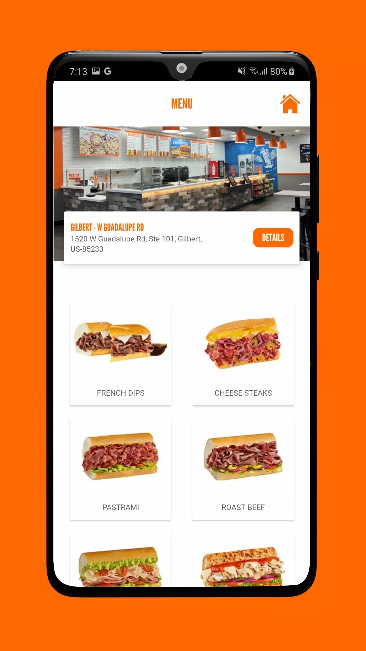 TOGO's Sandwiches屏幕截圖4