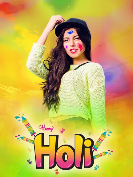 Happy Holi Video Maker screenshot 4