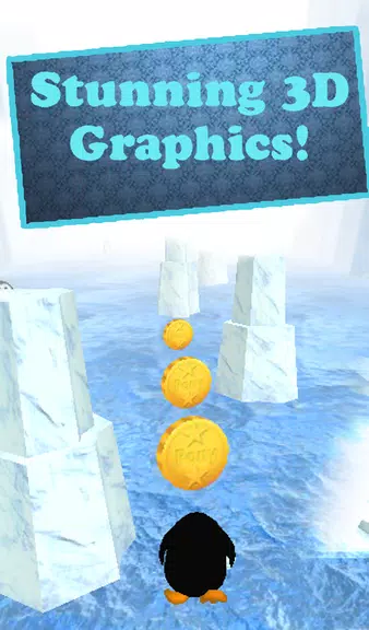 ภาพหน้าจอ Penguin Run 3D 2