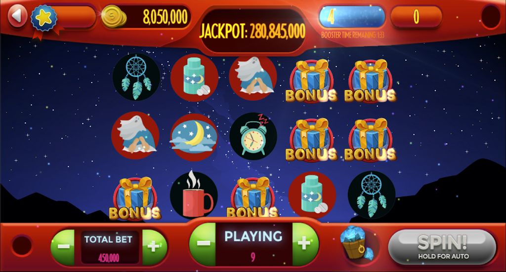 Sleeping - Earn 5 Reels Bonus Money Screenshot 3