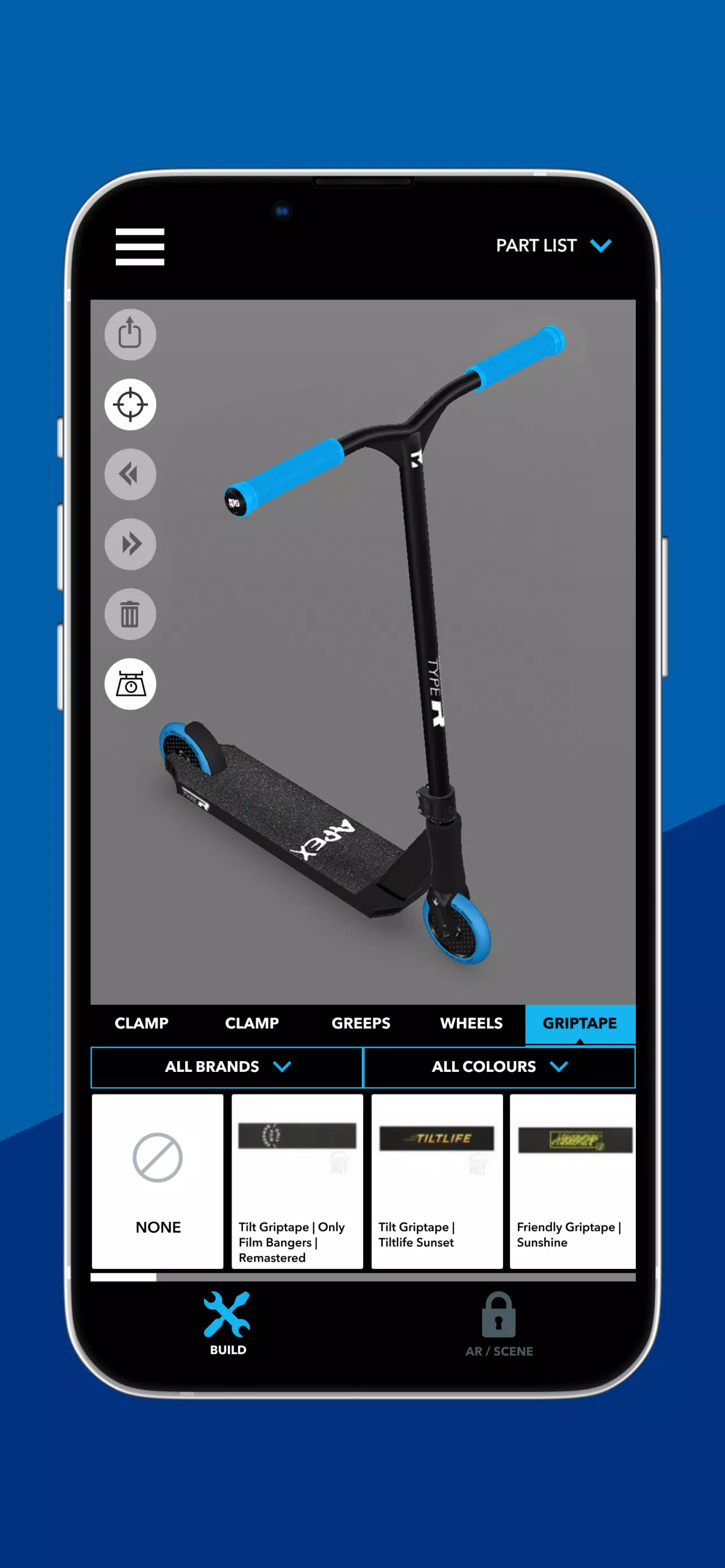 Scooter 3D custom builder Screenshot 3