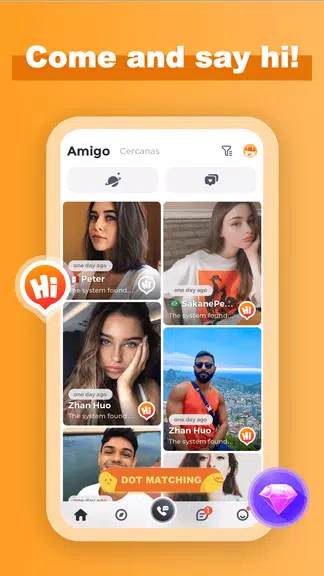 ภาพหน้าจอ Amigo-Chat Rooms, Real Friends 2