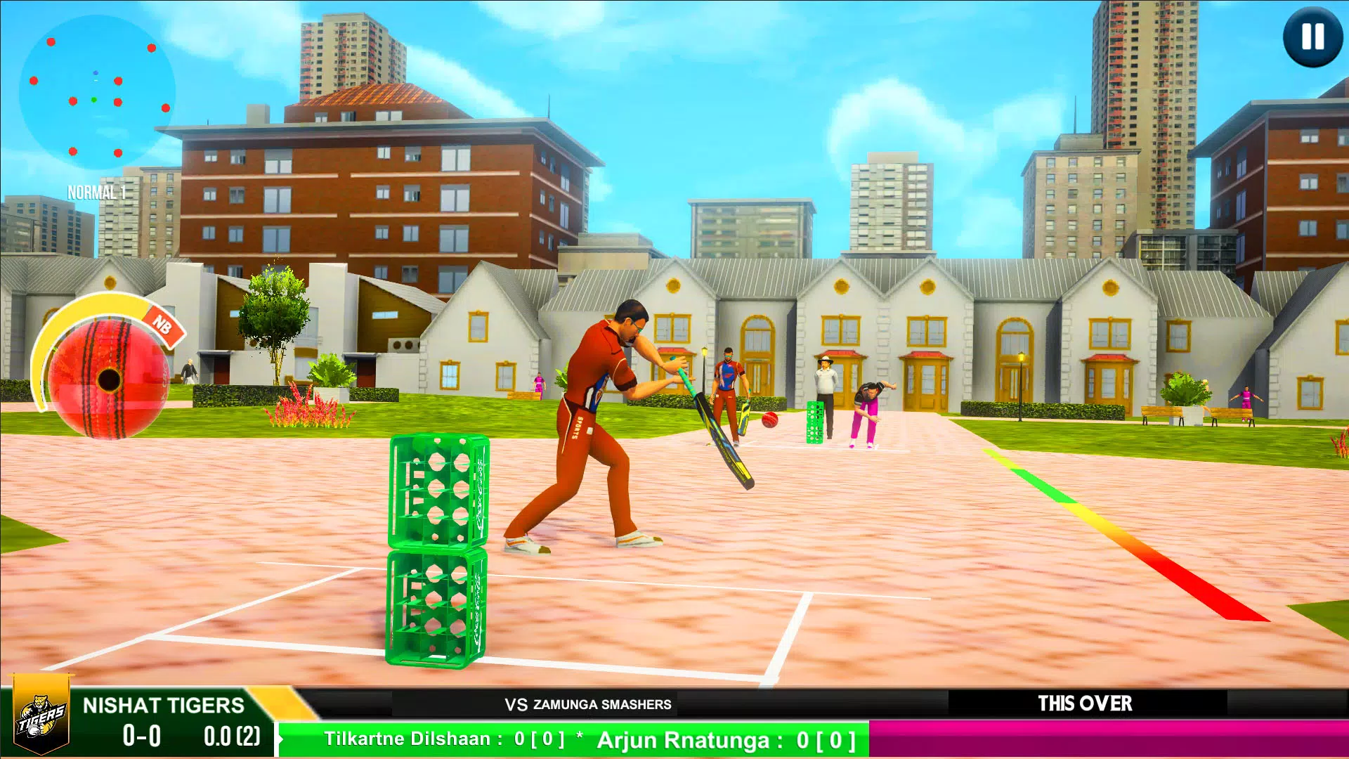 Street Criket-T20 Cricket Game captura de pantalla 2