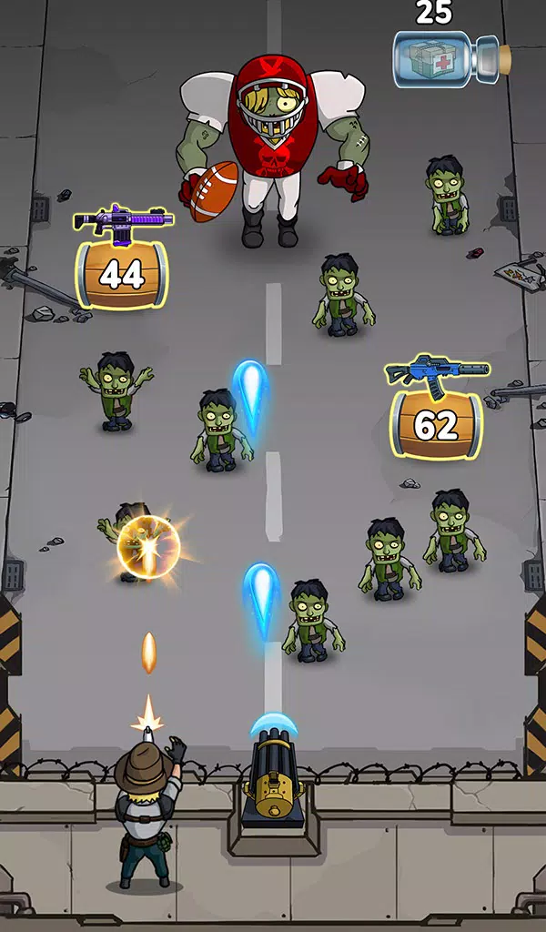 Zombie War Idle Defense Game屏幕截圖1