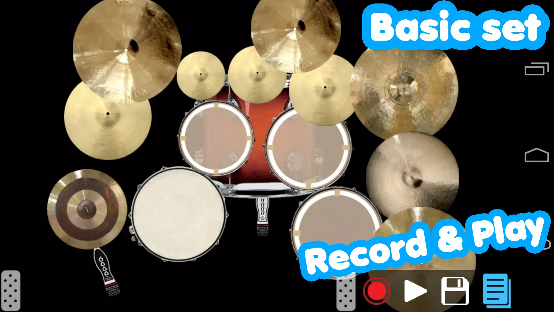 Drum Set - Drumming App ကိုဖန်သားပြင်1