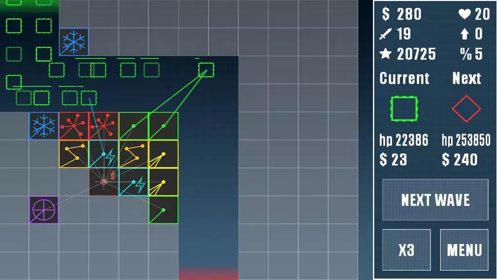 Laser Tower Defense ภาพหน้าจอ 3