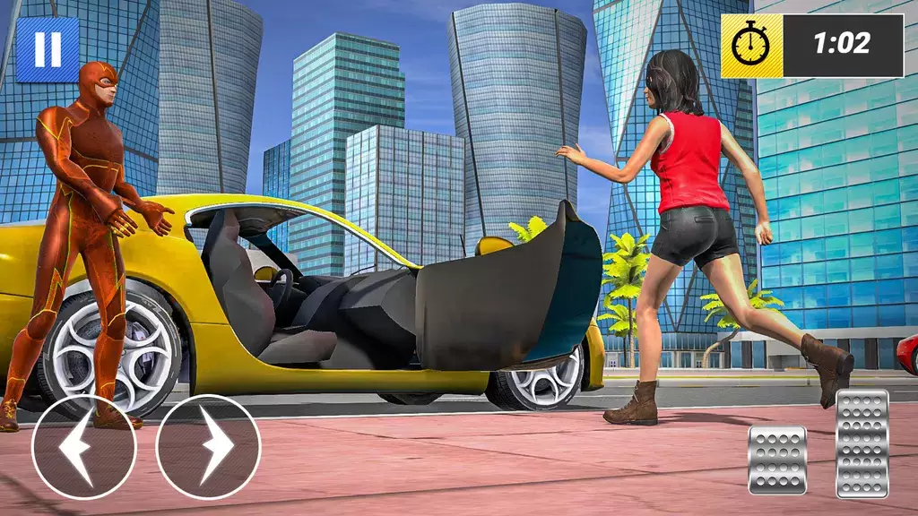 Superhero Car Games Taxi Games screenshot 4