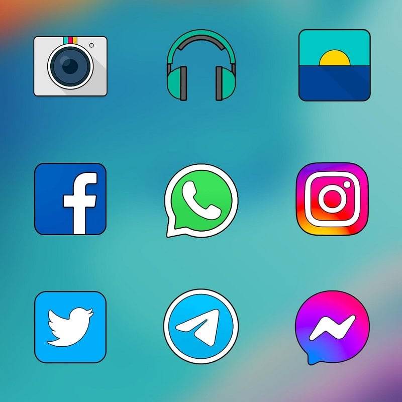 Oxigen HD – Icon Pack ကိုဖန်သားပြင်3