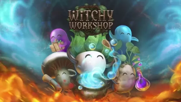 Entzückende Tiere schließen sich den Magical Workshop in Witchy Workshop an: gemütlich im Leerlauf