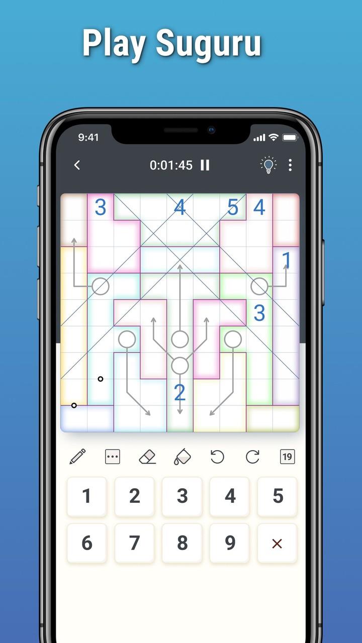 ภาพหน้าจอ Suguru & Variants by Logic Wiz 2