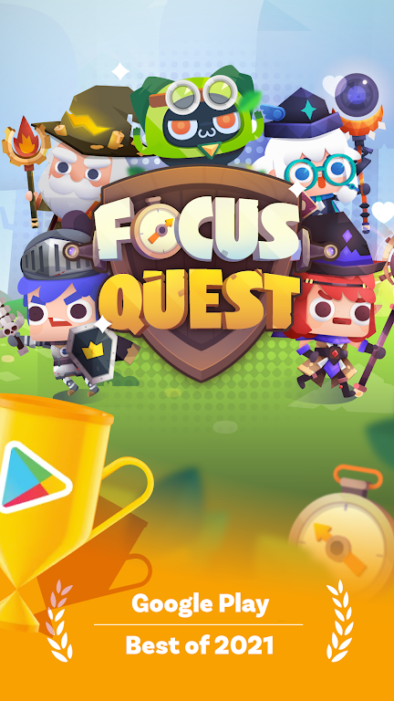 Focus Quest: Pomodoro adhd app экрана 1