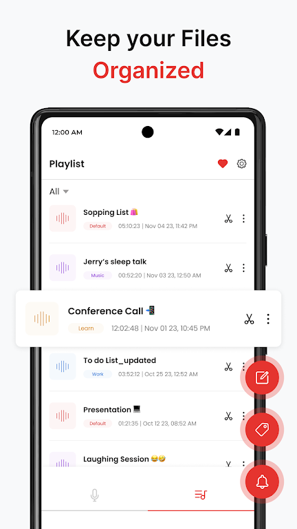 Voice Recorder - Audio Memos Capture d’écran3