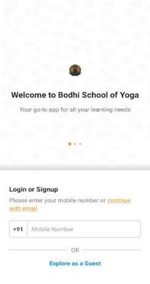 Bodhi School of Yoga captura de pantalla 1