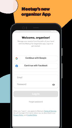 Meetup for Organizers स्क्रीनशॉट 2