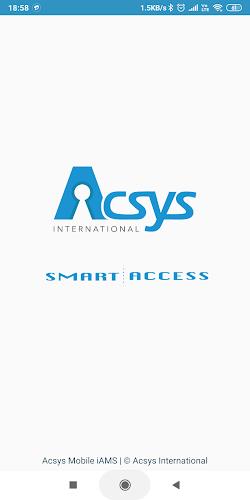 Acsys Mobile Application экрана 1