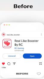 RC Real Like Follower Booster Capture d'écran 1