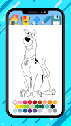 Scooby coloring doo cartoon ga ကိုဖန်သားပြင်1